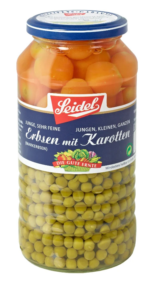 Erbsen mit Karotten 720 ml