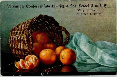 Ansichtskarte der Vereinigten Conservenfabriken 